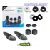 Kit Ps5   4 Gatilho L2 R2   4 Kontrol Freek   6 Control Shot Cor Preto