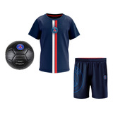 Kit Psg Jogador Infantil Camisa