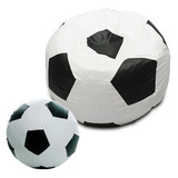 Kit Puff 1 5m Apoio Para Pé Bola De Futebol Com Enchimento