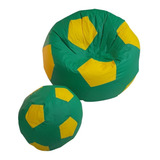 Kit Puff 1 5m apoio Pé Bola De Futebol Oficial Copa Do Mundo