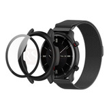 Kit Pulseira Amazfit Gtr 2 Gtr 2e Pelicula Capa Case