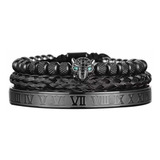 Kit Pulseira Masculina Leopardo