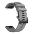 Kit Pulseira Para Garmin Fenix 5 6 935 945 Com Chaves E Anel Cor Cinza Largura 22  