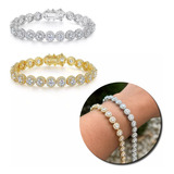 Kit Pulseiras Angel Folheadas