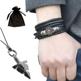 Kit Pulseiras Masculinas Em