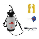 Kit Pulverizador Costal Manual 5 Litros Worker 5l Borrifador