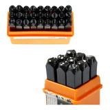 Kit Punção Alfabeto 5 Mm E Algarismo 3mm Starfer