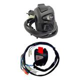 Kit Punho Luz Xre Lampejador Punho Partida Cb 500 Com Plug