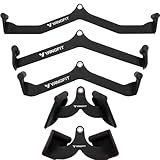 Kit Puxadores Anatômicos Academia Musculação 5 Peças Yangfit