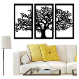 Kit Quadro Decorativo Arvore