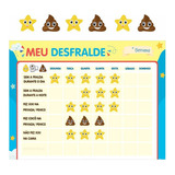 Kit Quadro Desfralde Incentivo Infantil   Adesivos Banheiro