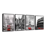 Kit Quadros Decorativo Londres