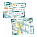 Kit Quadros Educativos Infantil Rotina Incentivo P Parede