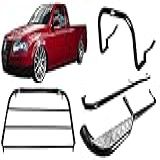 KIT QUEBRA MATO ESTRIBO GRADE VIGIA SAVEIRO 98 2009 PRETO