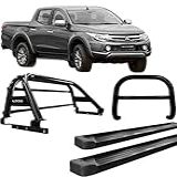 Kit Quebra Mato Estribo Plat Santo Ant Duplo 20 L200 PRETO