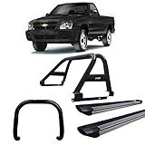 Kit Quebra Mato Santo Ant Duplo Estribo Pers S10 94 11 PRETO