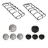 Kit Queimador  Espalhador  Grelha Fogão Electrolux 4b   56hl
