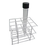 Kit Rack 12 Furos De 20mm 6 Tubos De Ensaio 18x150mm