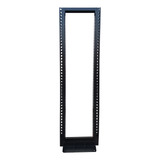 Kit Rack Coluna aberto 40u 19     Com Organizador Vertical