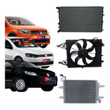 Kit Radiador Eletro Condensador Defletor Gol G5 G6 G7 Com Ar