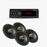 Kit Radio Hurricane Hr412bt 4 Alto Falantes I6 65w Cada