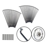 Kit Raio Aço Cg 125 150 160 Fan Start Titan Diant traseiro