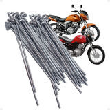 Kit Raio Inox Para Cg 125 150 Start Titan Freio Lona 2 Jogos