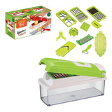Kit Ralador Fatiador De Alimentos Manual 8 Em 1
