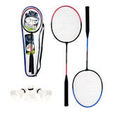 Kit Raquetes Badminton 2 Raquetes