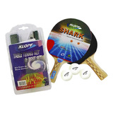 Kit Raquetes E Bolinhas 5055 Rede Com Suporte Master 5034