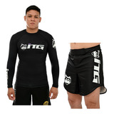 Kit Rash Guard Bermuda Gladiador In The Guard