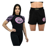Kit Rashguard In The Guard Shorts Feminino