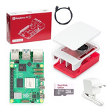 Kit Raspberry Pi 5 Pi5 B 8gb Fonte Case Sd32gb nota Fiscal F