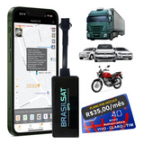Kit Rastreador Veicular Com Bloqueio Aplicativo E Chip M2m