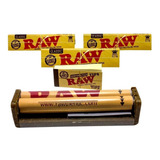 Kit Raw 3 Sedas King Size Slim Piteiras Bolador Orgânico
