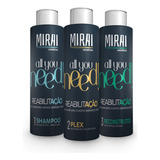 Kit Reabilitação Capilar Mirai Cosmeticos 100ml