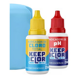 Kit Reagente Cloro Total E Ph Teste Piscina Keep Clor