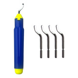 Kit Rebarbador Manual Rasquete Com 5 Lâminas Alta Qualidade