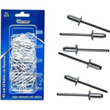 Kit Rebite Pop Alumínio Tamanho Variados 60 Peças Western