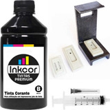 Kit Recarga 250ml Cartucho Preto Compatível Com Hp 60 + Kit