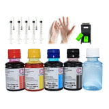 Kit Recarga 450ml Para Cartuchos 122 Preto E Colorido