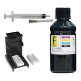 Kit Recarga Cartucho 60 901 122 662 664 Preto Snap 100ml