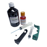 Kit Recarga Fácil P/ Cartucho Hp 40 45 45b Preto 500ml Tinta