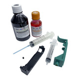 Kit Recarga Fácil Para Cartucho Hp 15 15b Preto 250ml Tinta