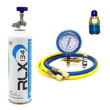 Kit Recarga Gás R134 Ar Condicionado Automotivo Completo