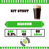Kit Receita Cerveja Stout 60l