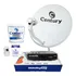 Kit Receptor Digital Century Midiabox Antena Lnbf 5g Ku Cabo Cor Preto 110v/220v