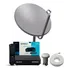 Kit Receptor Digital Satmax 6 Elsys + Antena Lnbf Ku Cabo