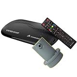 Kit Receptor VX10 Sat HD Parabólica Digital Banda Ku Vivensis Com LNBF Simples Ku
