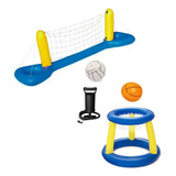 Kit Rede Vôlei Kit Basquete Infláve Piscina Bolas bomba